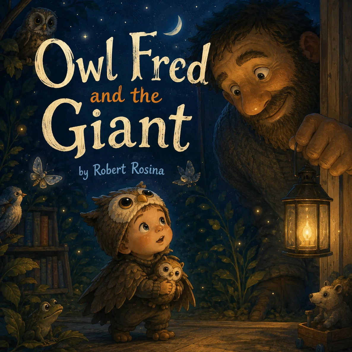 Cover of Owl Fred and the Giant by Robert Rosina