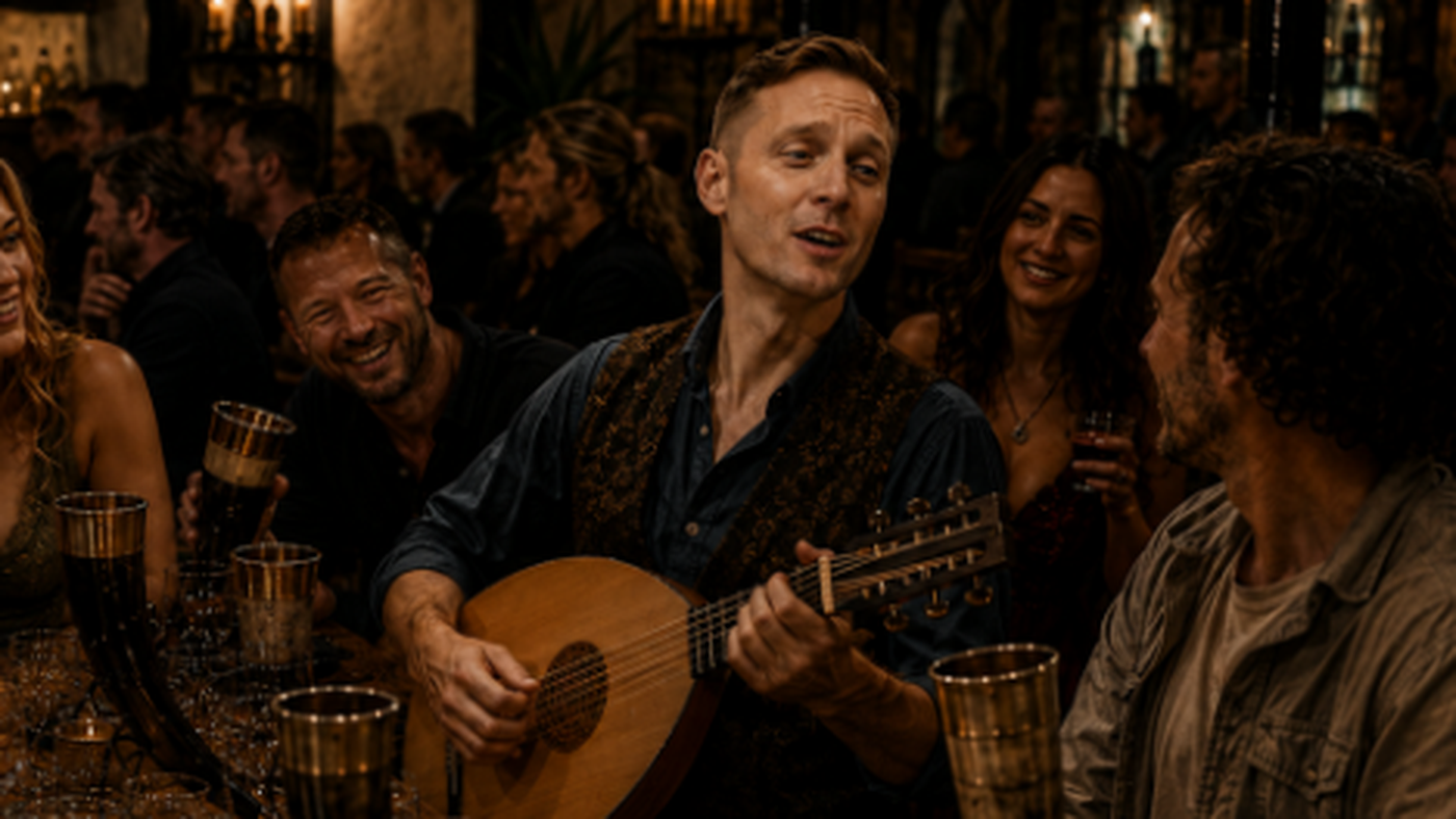Bragi immersive tavern performance concept image.